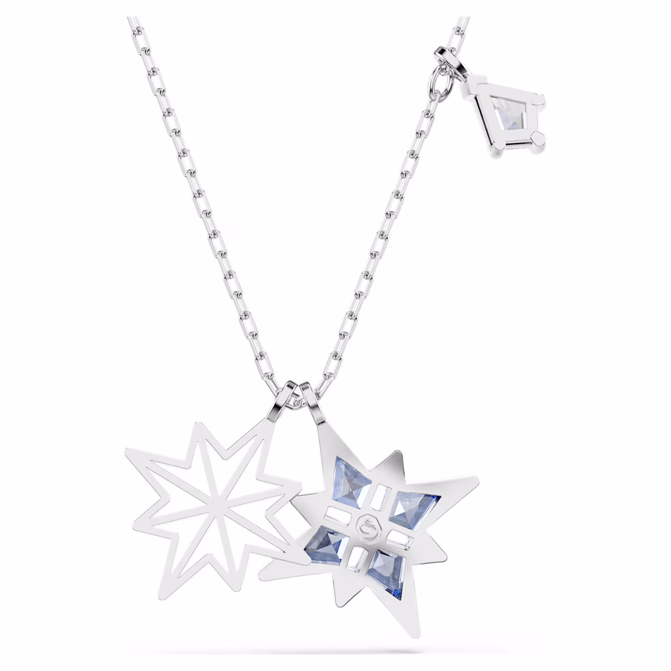 Swarovski Women Metallic Symbolica Rhodium Plated Star Pendant Necklace - Image 5